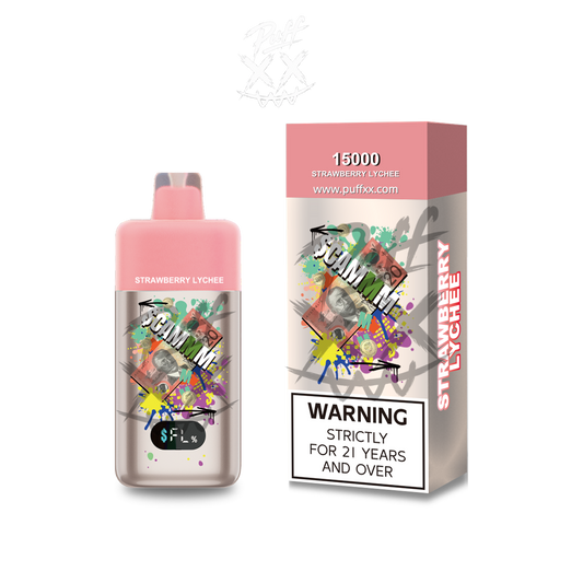 $CAMMM 15000 Puffs - Strawberry Lychee