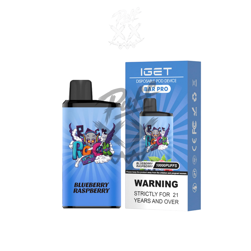 IGET Bar Pro 10000 Puffs - Blueberry Raspberry
