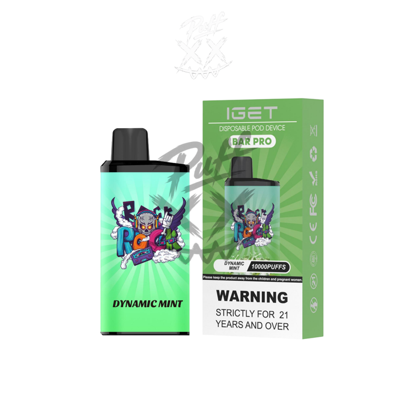 IGET Bar Pro 10000 Puffs - Dynamic Mint