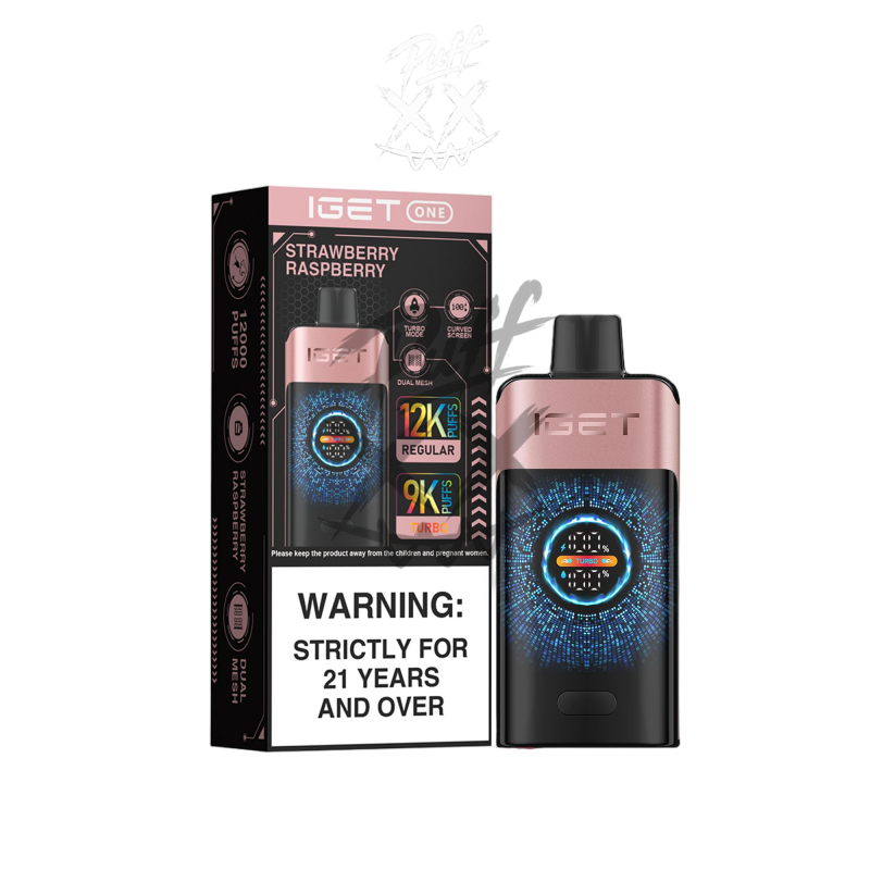 IGET One 12000 Puffs - Strawberry Raspberry