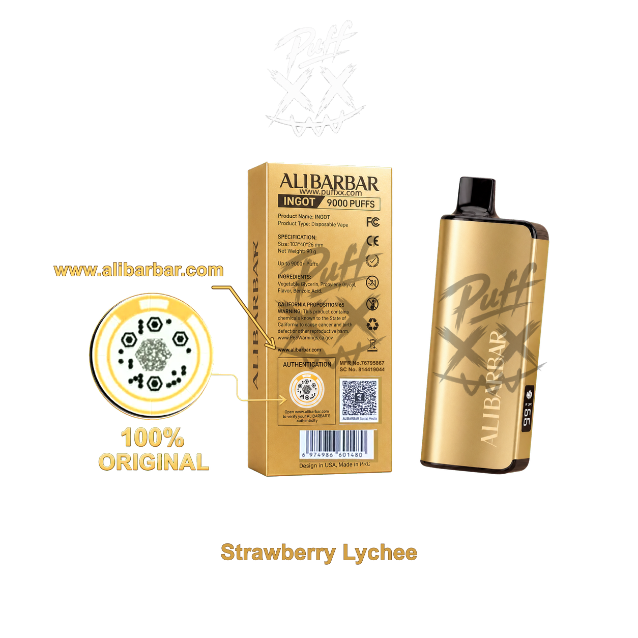 Alibarbar Ingot 9000 Puffs
