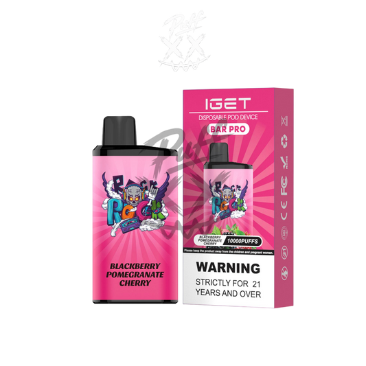 IGET Bar Pro 10000 Puffs - Blackberry Pomegranate Cherry