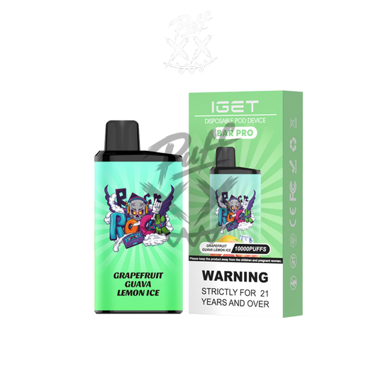 IGET Bar Pro 10000 Puffs - Grapefruit Guava Lemon Ice