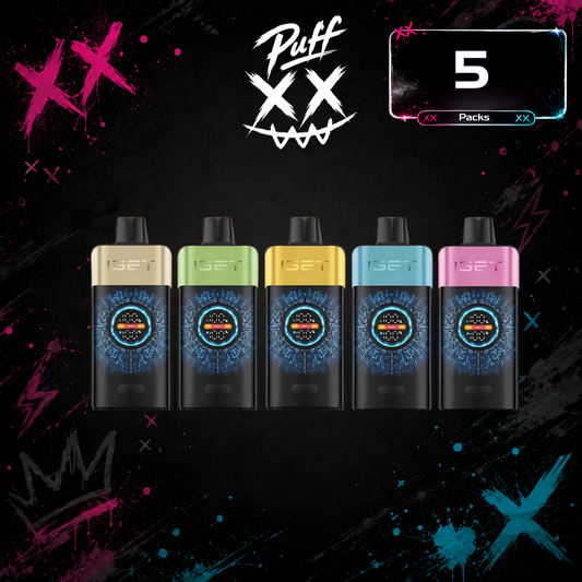 5 x IGET One 12000 Puffs $409.99