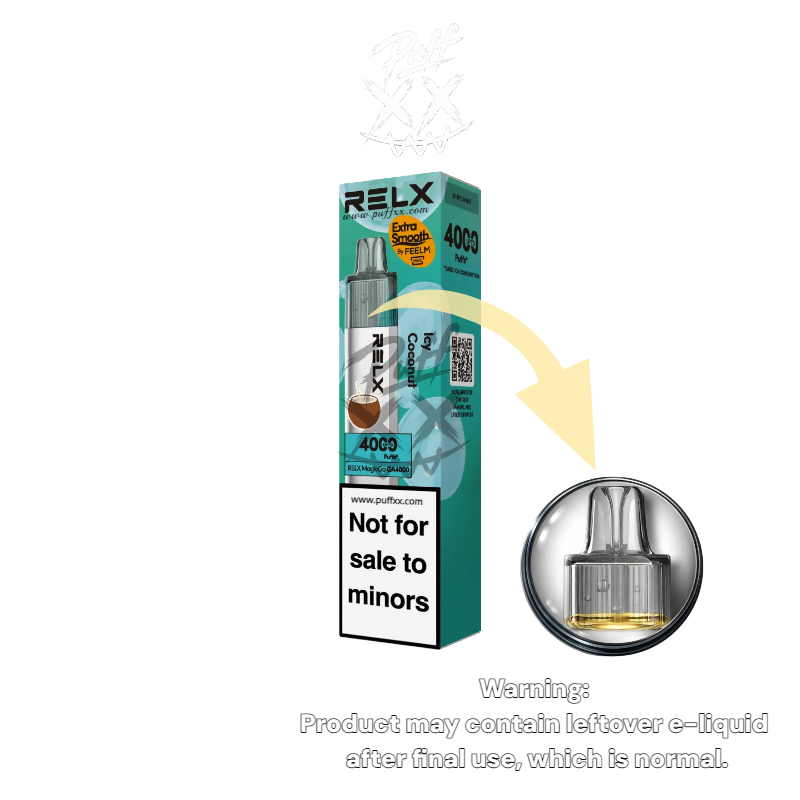 5 x Relx MagicGo 4000 Puffs $144.99