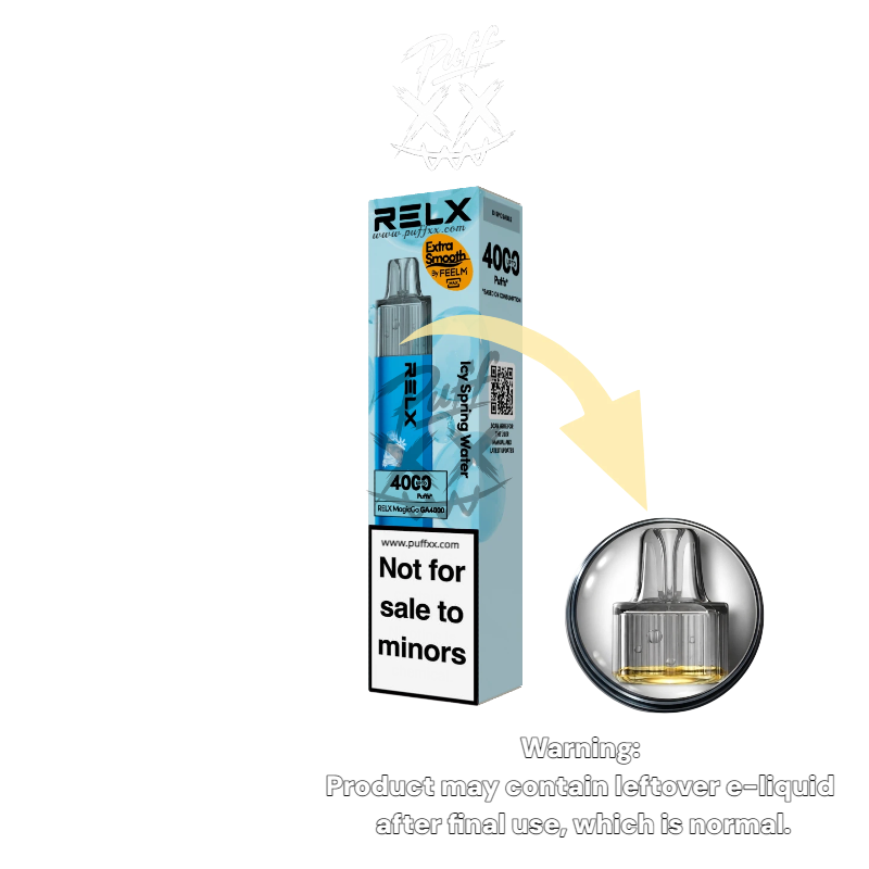 5 x Relx MagicGo 4000 Puffs $144.99